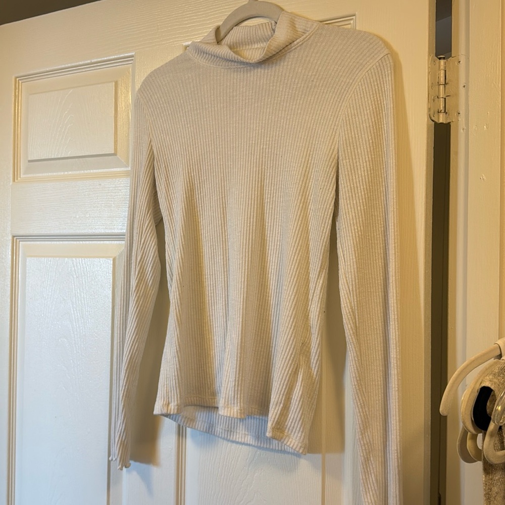 Ribbed turtleneck